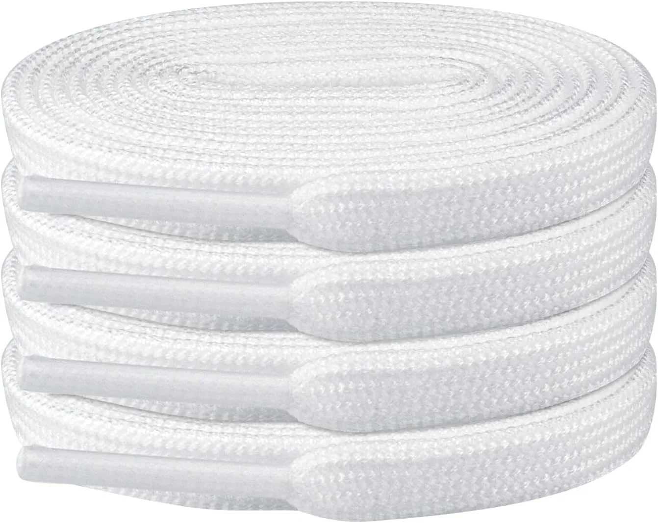 2 Pairs Shoelaces for Adidas Stan Smith, Flat Shoe Laces Replacement Laces for Sneaker Shoes