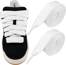 2CM Fat Wide Jumbo Thick Flat Shoe Laces for Campus,Shoelaces Replacement Laces for Sneaker Shoes