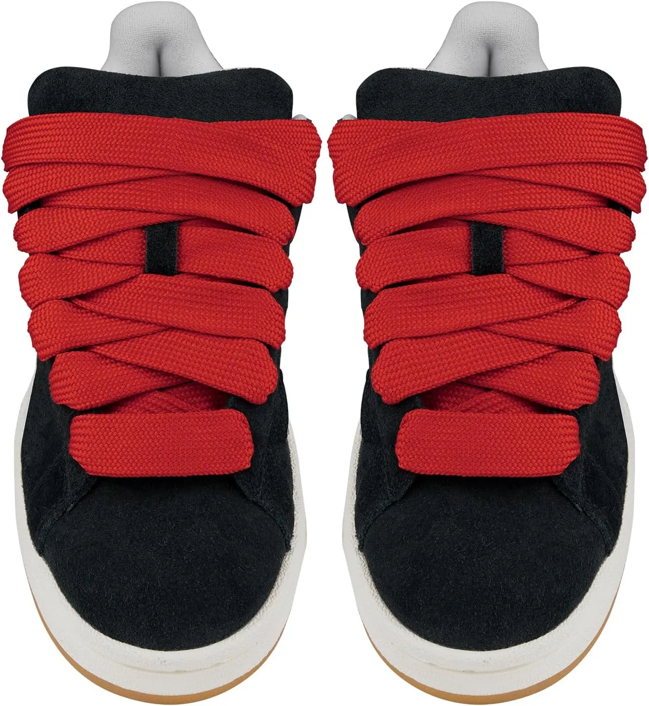 2CM Fat Wide Jumbo Thick Flat Shoe Laces for Campus,Shoelaces Replacement Laces for Sneaker Shoes