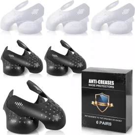 6 Pairs Shoe Creases Protectors for Sneakers, Air Jordan,Air Force, Dunk and More