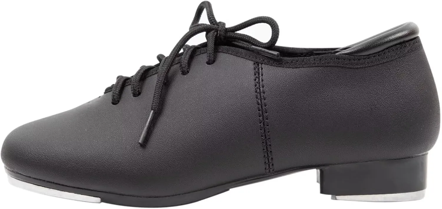 ARCLIBER Lace Up Tap Shoes PU Leather Tap Dance Shoes for Women and Men