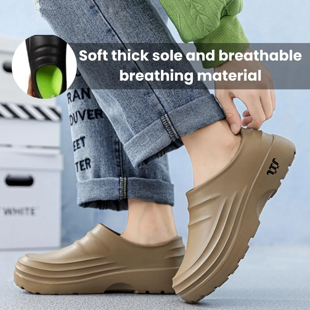 Armadillo Chef Shoes for Men 2025 Newly Slip Resistant, Lightweight Waterproof Armadillo Clogs for Women, Ideal Work Shoes for Kitchens