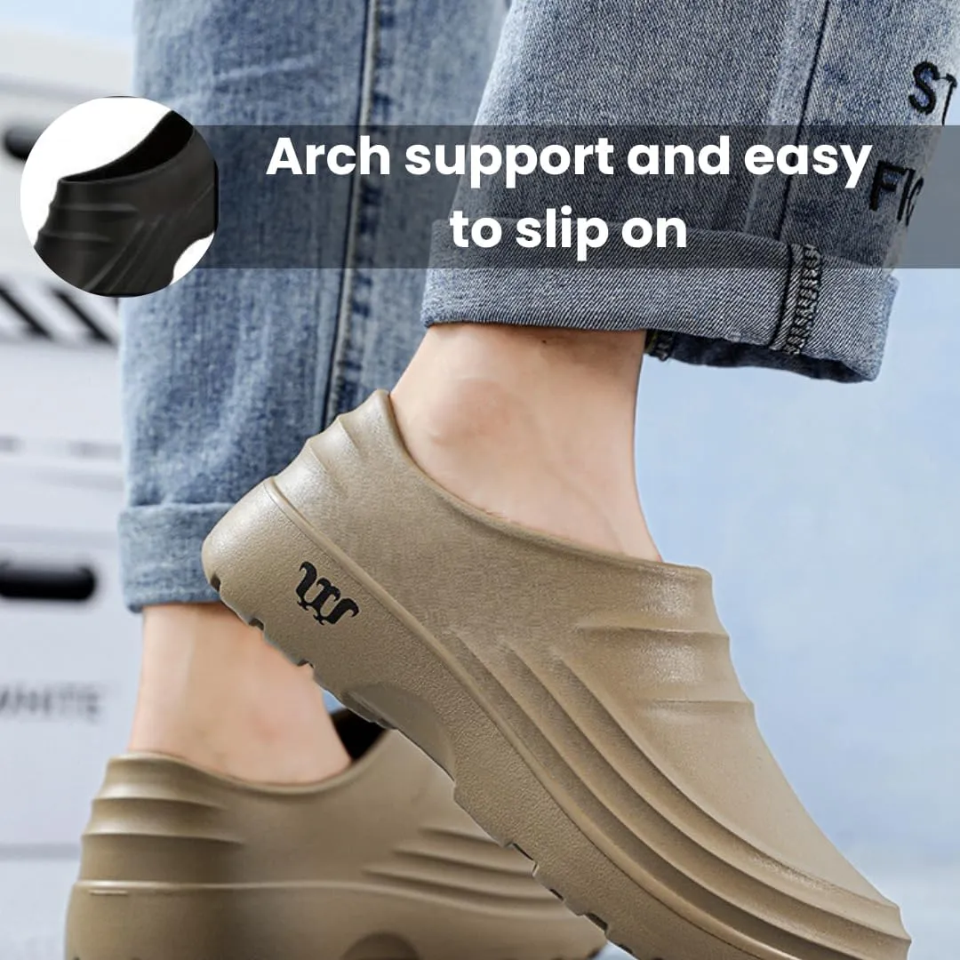 Armadillo Chef Shoes for Men 2025 Newly Slip Resistant, Lightweight Waterproof Armadillo Clogs for Women, Ideal Work Shoes for Kitchens