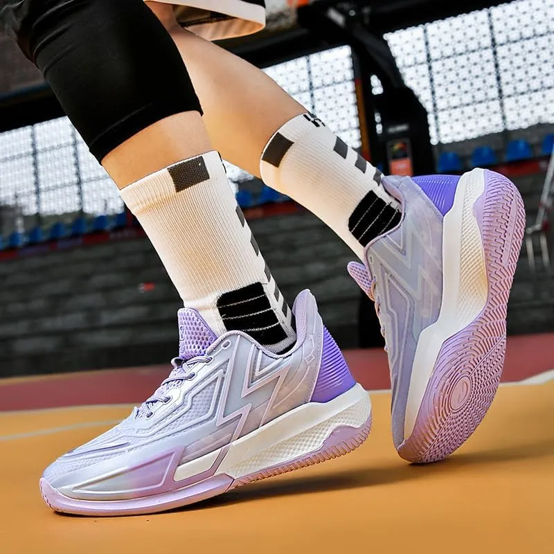 Basketball Shoes for Women Men Fashion Volleyball Sneakers Breathable Comfortable Colorful Sport Non Slip Shoe
