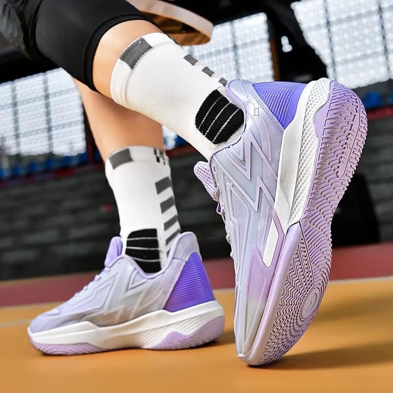 Basketball Shoes for Women Men Fashion Volleyball Sneakers Breathable Comfortable Colorful Sport Non Slip Shoe