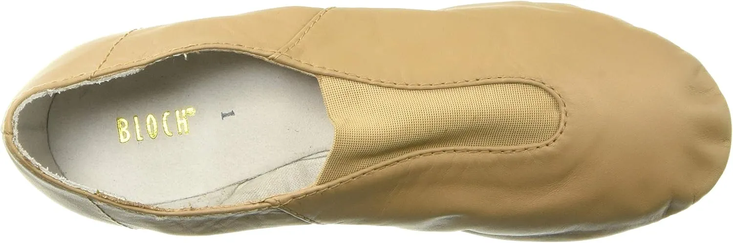 Bloch Dance Jazz Shoe for Girl's Bloch, Dance, Super Strong Elastic Slip On, High Durability, Superior Fit, Rubber Split Sole Leather, Flexibility