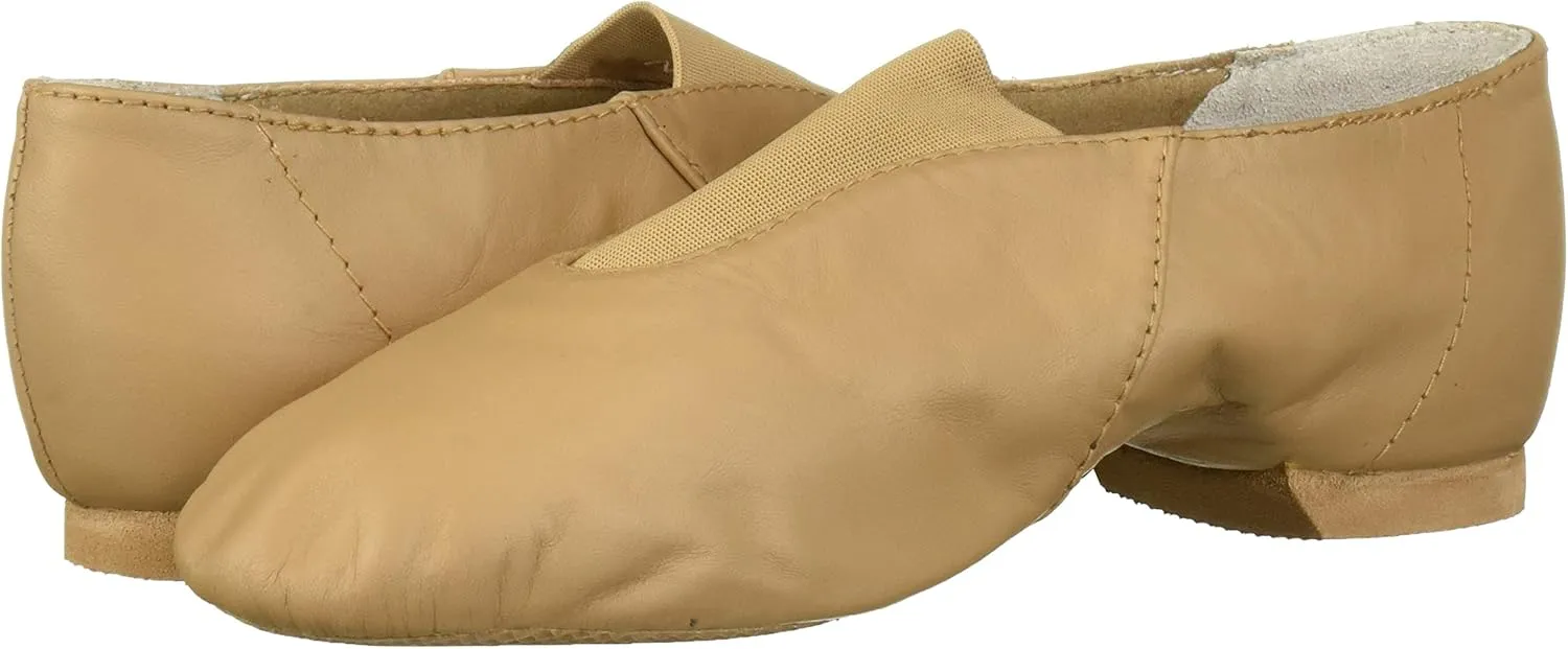 Bloch Dance Jazz Shoe for Girl's Bloch, Dance, Super Strong Elastic Slip On, High Durability, Superior Fit, Rubber Split Sole Leather, Flexibility