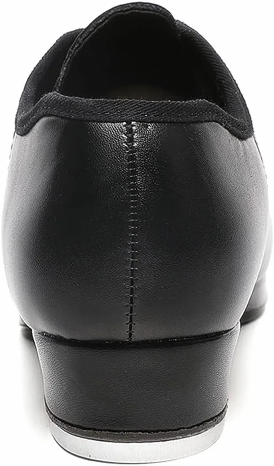 Child Black Tap Shoes Lace up Dance for Girls and Boys (Toddler/Little Kid/Big Kid)