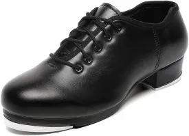 Child Black Tap Shoes Lace up Dance for Girls and Boys (Toddler/Little Kid/Big Kid)