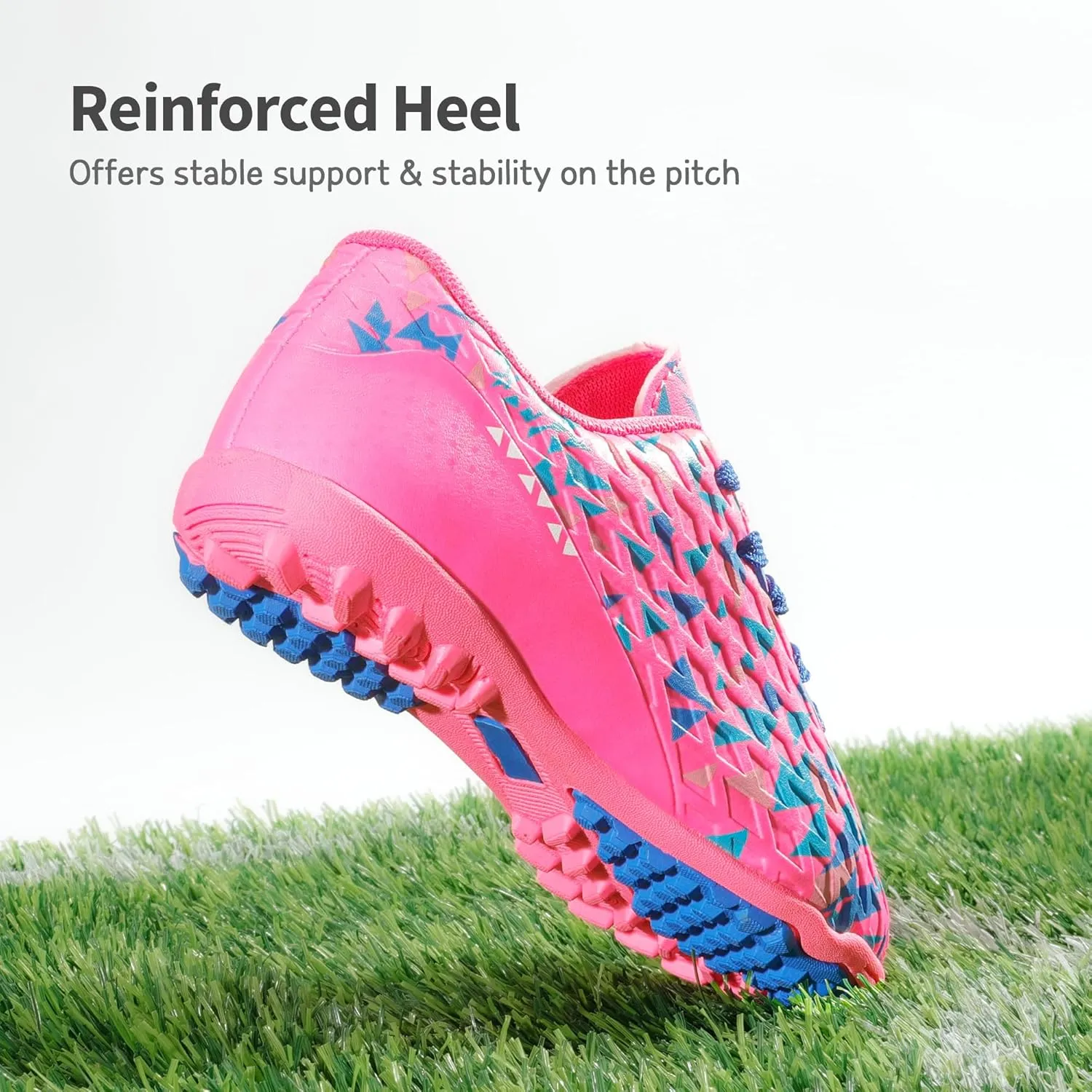 DREAM PAIRS Boys Girls Turf Indoor Soccer Shoes Lace Up Cleats for Little/Big Kid