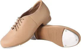 Dynadans Manmade Leather Lace Up Tap Shoe Dance Shoes for Women and Men's Dance Shoes