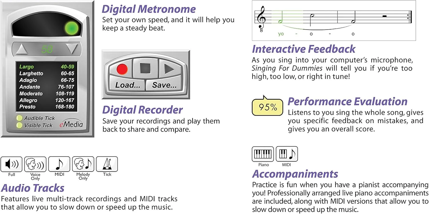 eMedia Singing For Dummies Level 2 [PC Download]