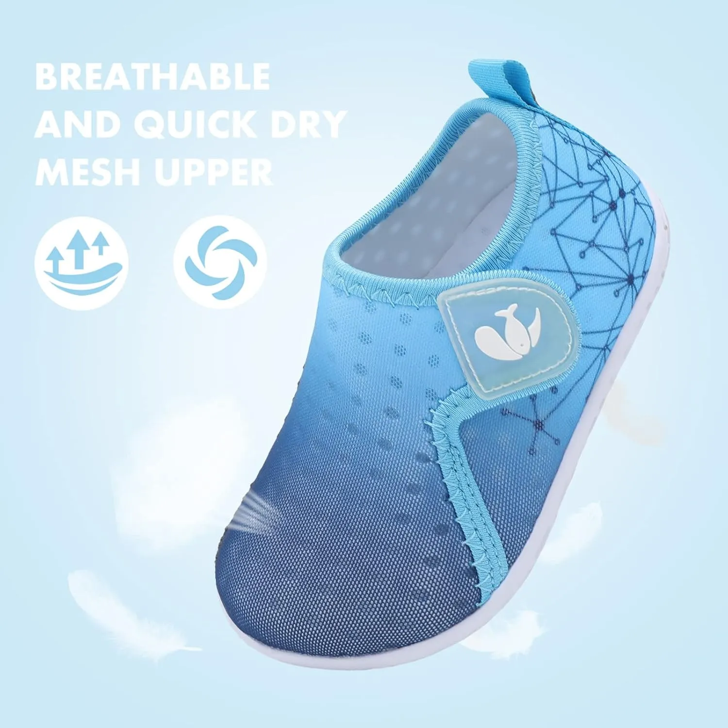 FEETCITY Baby Boys Girls Water Sport Shoes Barefoot Kids Aqua Socks Quick-Dry Beach Swim Pool Shoes