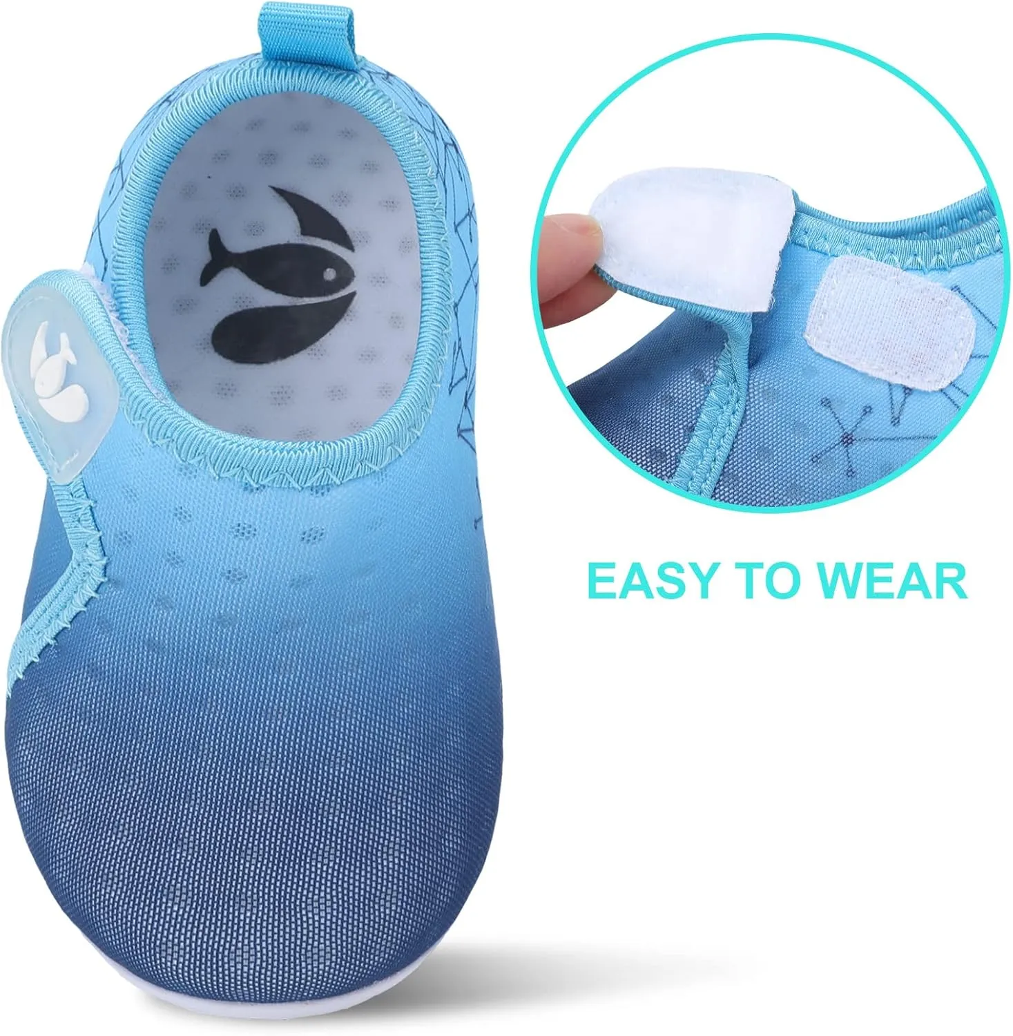 FEETCITY Baby Boys Girls Water Sport Shoes Barefoot Kids Aqua Socks Quick-Dry Beach Swim Pool Shoes
