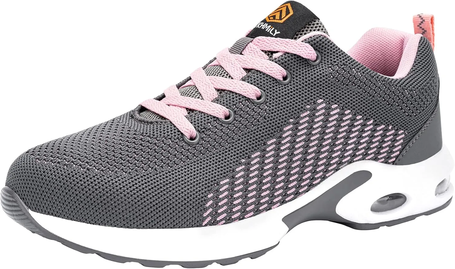 FENLERN Steel Toe Shoes for Women Lightweight Safety Shoes Comfortable Ladies Steel Toe Sneakers Non Slip Work Shoes Breathable Arch Support 5~11 Medium/5.5~10.5 Wide Width