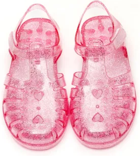 Girls Jelly Sandals Summer Costume Princess Dress Flat Breathable Waterproof Fisherman Gladiator Shoes For Girl Closed Toe Beach Flat-Sandals For Toddler Little Kid Big Kids