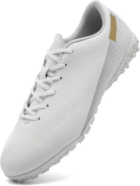 HaloTeam Men's Soccer Shoes Cleats Professional High-Top Breathable Athletic Football Boots for Outdoor Indoor TF/AG 3US-11US