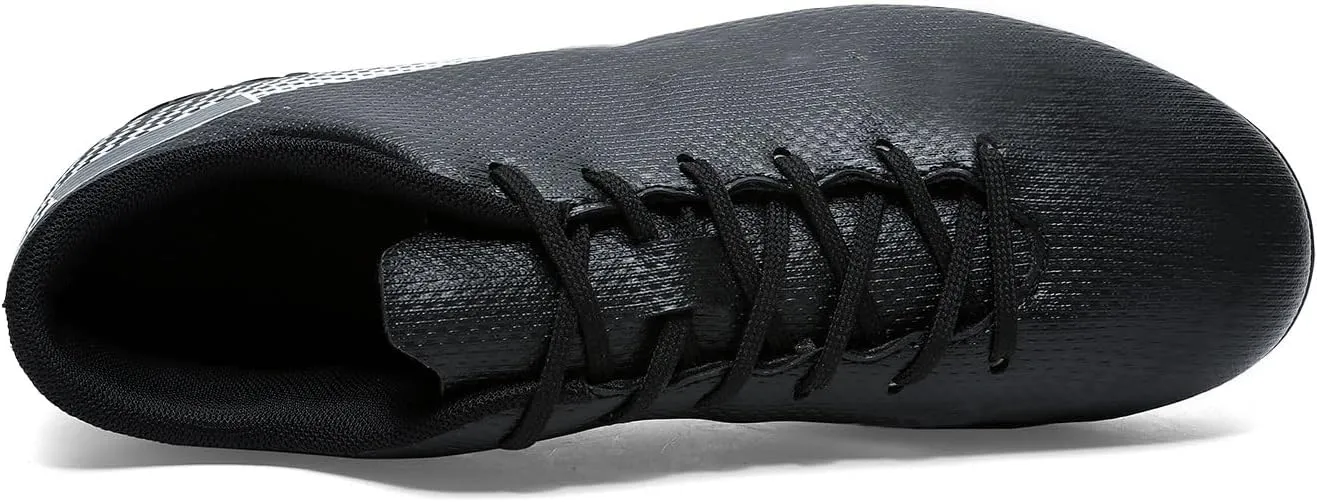 HaloTeam Men's Soccer Shoes Cleats Professional High-Top Breathable Athletic Football Boots for Outdoor Indoor TF/AG 3US-11US