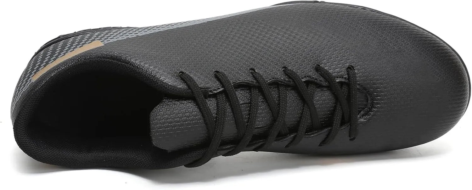 HaloTeam Men's Soccer Shoes Cleats Professional High-Top Breathable Athletic Football Boots for Outdoor Indoor TF/AG 3US-11US