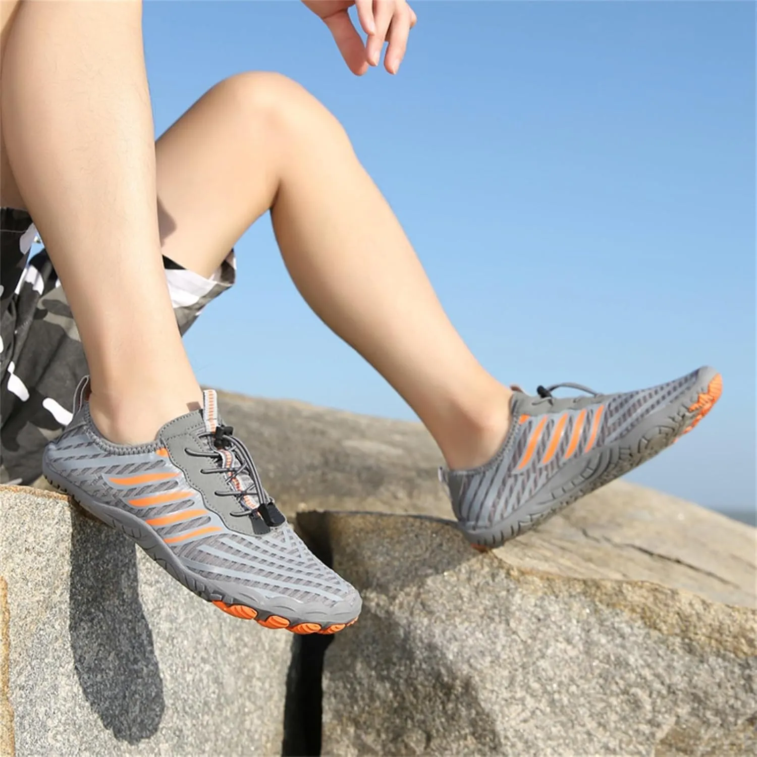 Hike Barefoot Shoes for Women Men Waterproof Trail Running Healthy & Non-Slip Barefoot Shoes