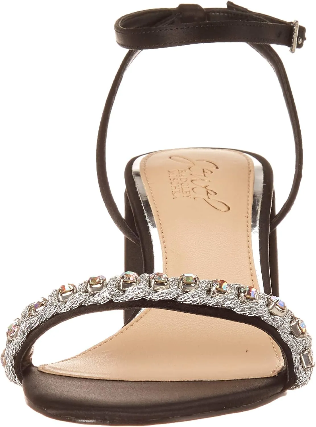 Jewel Badgley Mischka Women's Ornamented Sandal Heeled