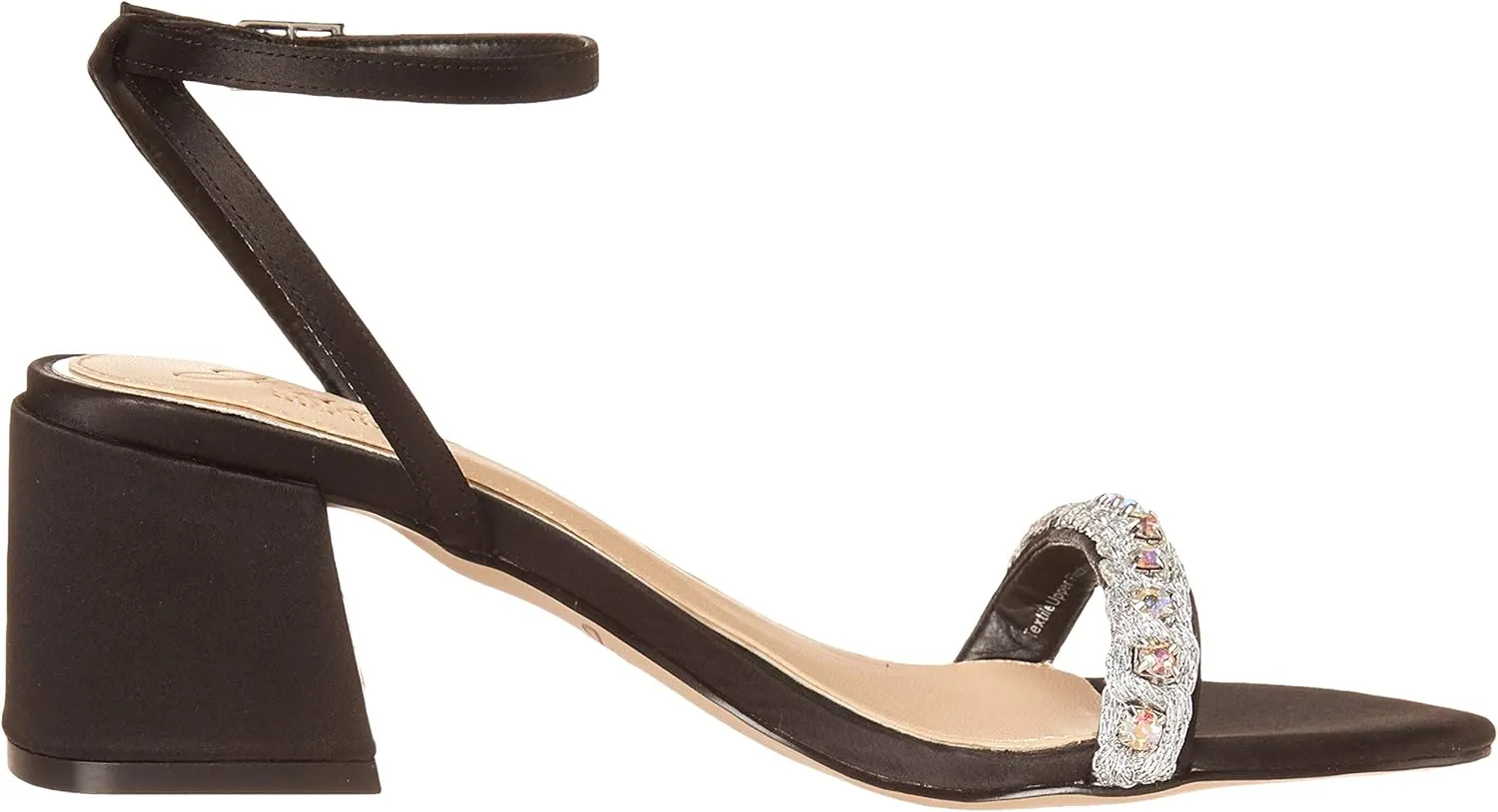 Jewel Badgley Mischka Women's Ornamented Sandal Heeled
