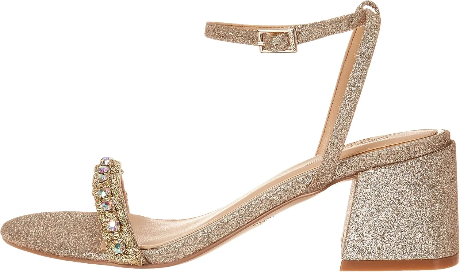Jewel Badgley Mischka Women's Ornamented Sandal Heeled
