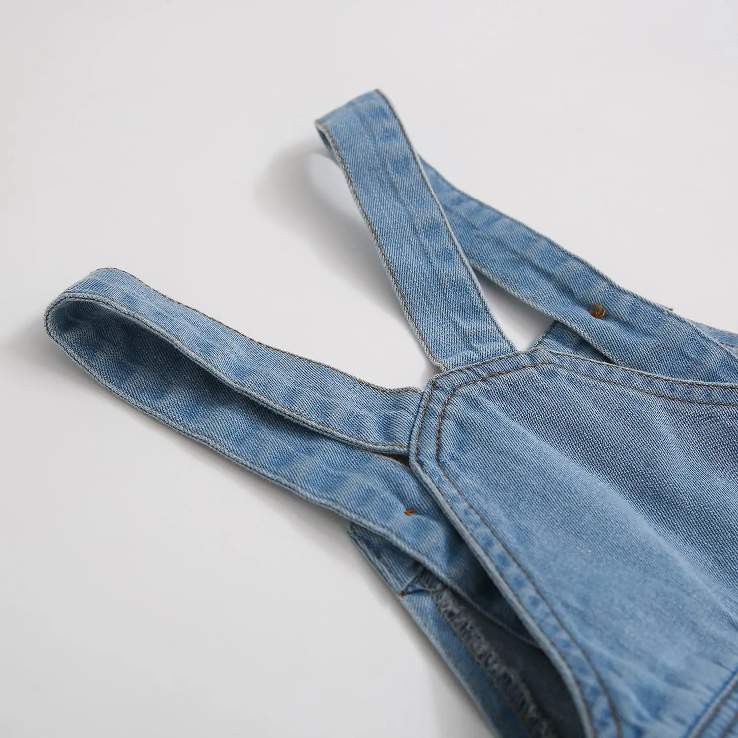 KIDSCOOL SPACE Baby Girl Boy Jean Overalls,Toddler Summer Denim Shortall