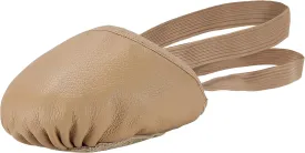 Linodes Leather Pirouette Half Sole Jazz Ballet Dance Shoe Turning Shoes for Women and Girls