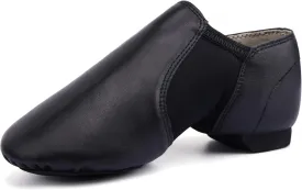 Linodes PU Leather Jazz Shoe Slip On Dance Shoes for Girls and Boys (Toddler/Little Kid/Big Kid)
