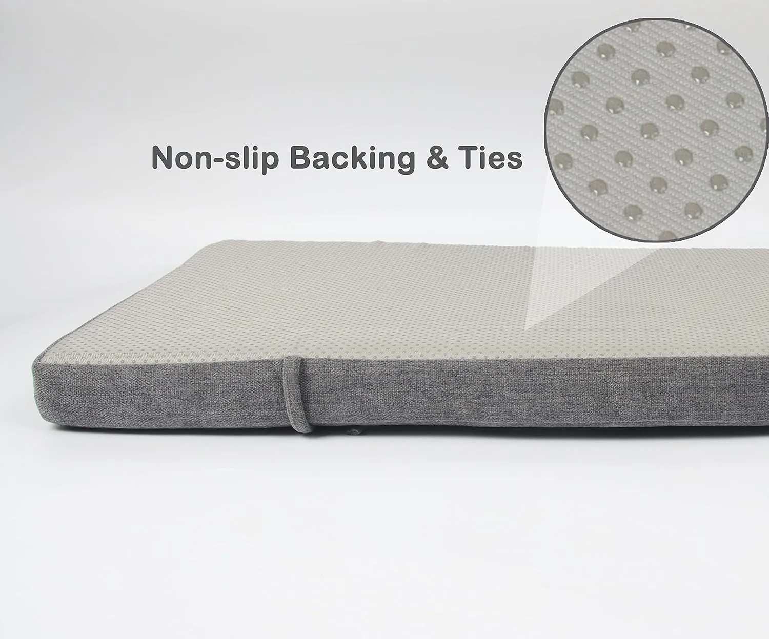 Loveboat Washable Bench Cushion, Non-Slip Bench Pad for Shoe Storage, Window, Piano, Dining 36"x14"x2" Milky White