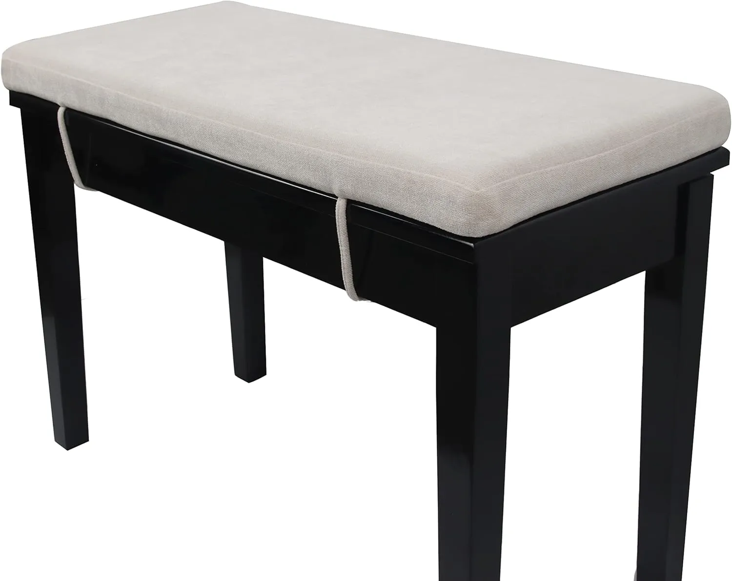 Loveboat Washable Bench Cushion, Non-Slip Bench Pad for Shoe Storage, Window, Piano, Dining 36"x14"x2" Milky White