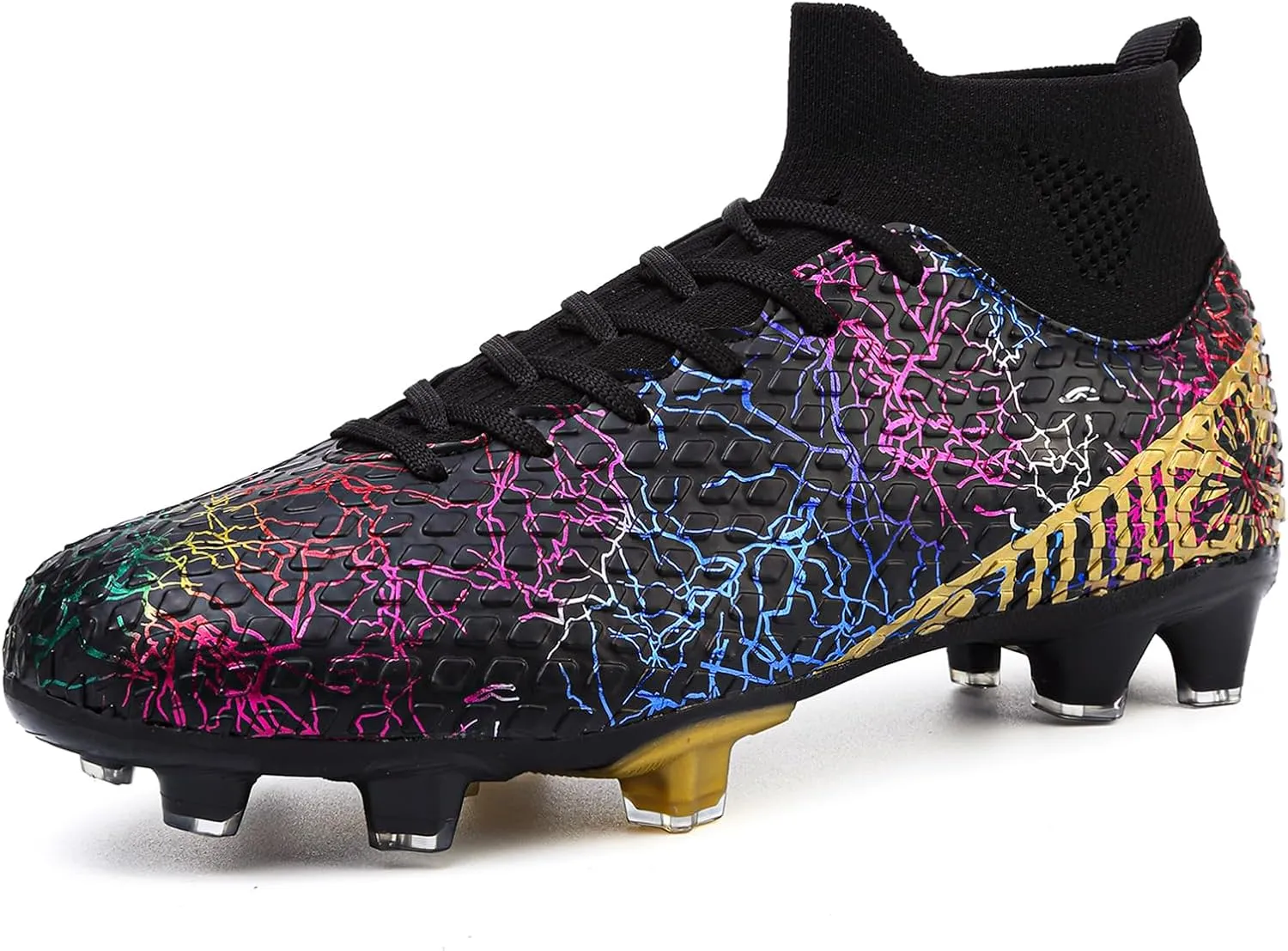 Men Soccer Cleats Women Football Cleats for Big Boy AG/FG