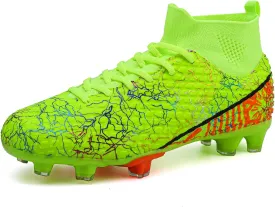 Men Soccer Cleats Women Football Cleats for Big Boy AG/FG
