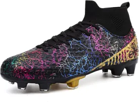 Men Soccer Cleats Women Football Cleats for Big Boy AG/FG