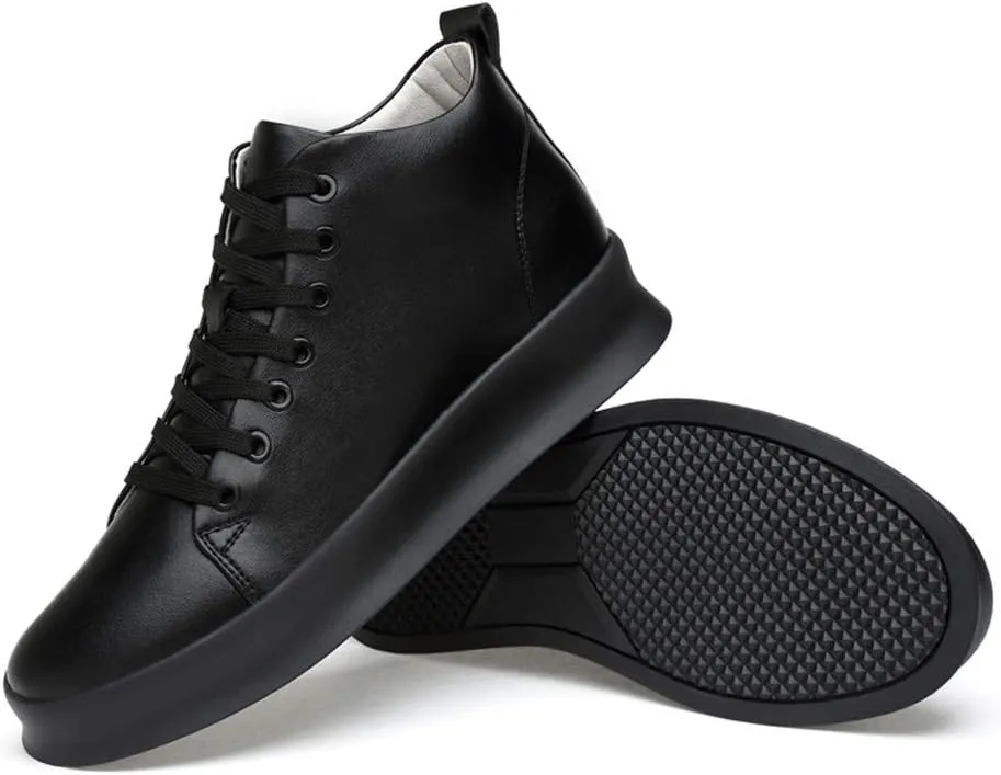Men's 3" (8cm) Taller Elevator Shoes Fashion Sneaker with Invisible Height Increase Insoles