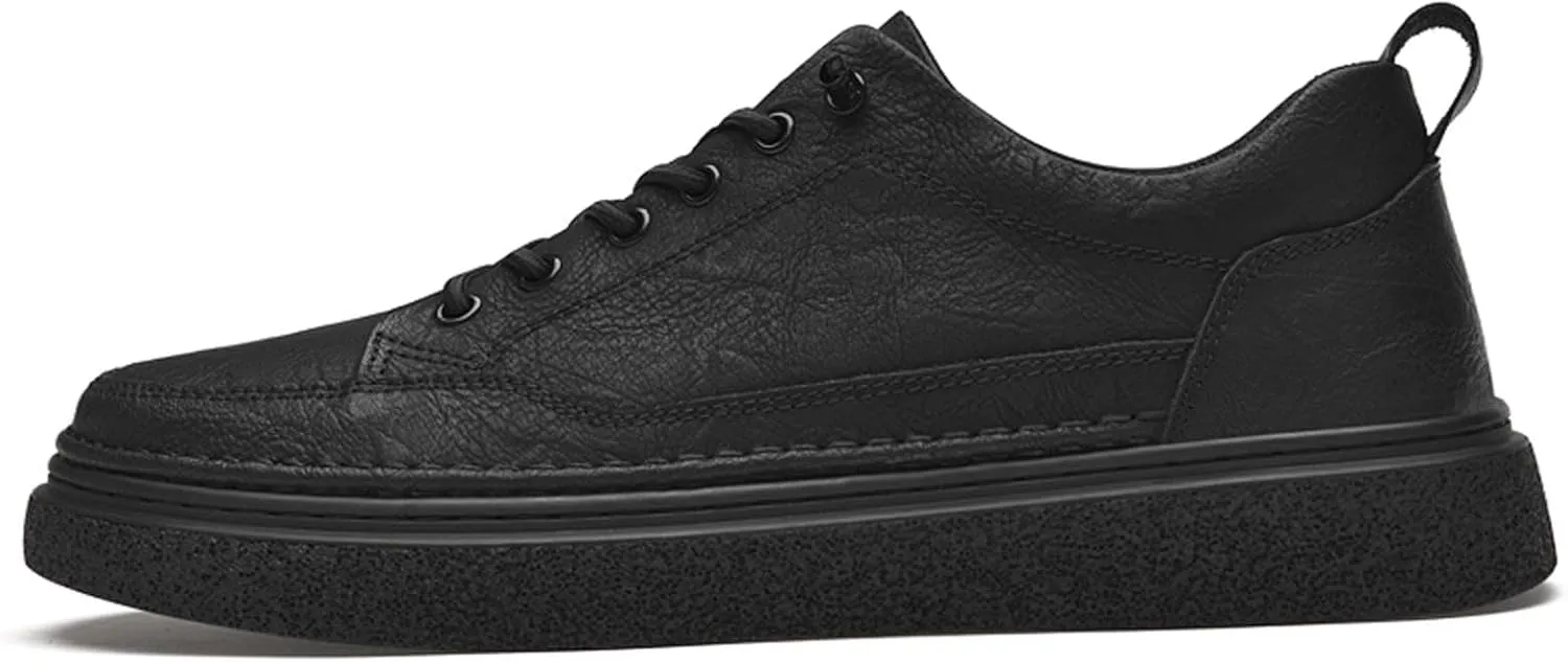 Men's Fashion Casual Oxford Shoes 1.96 Inches Taller Invisible Height Increasing Elevator Shoes Male Lifting Shoes Lace-up Cowhide Leather Dress Shoes