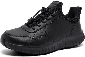 Men's Non-Slip Waterproof Lightweight Work Shoes & Restaurant or Food Service Sneakers