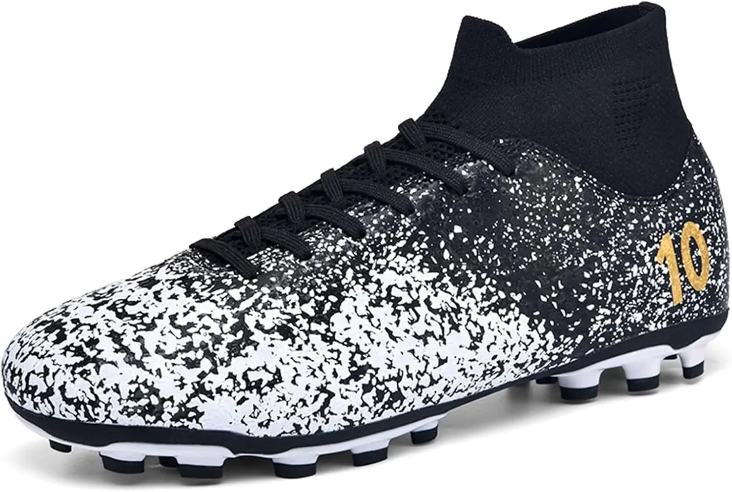 Mens Soccer Cleats Womens Football Shoes High Tops Non Slip Spikes Indoor Outdoor Youth Baseball Lacrosse Sneaker