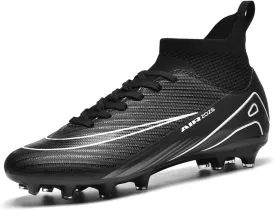 Mens Soccer Cleats Womens Football Shoes High Tops Non Slip Spikes Indoor Outdoor Youth Baseball Lacrosse Sneaker