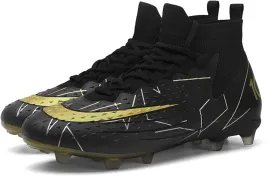 Mens Soccer Cleats Womens Football Shoes High Tops Non Slip Spikes Indoor Outdoor Youth Baseball Lacrosse Sneaker
