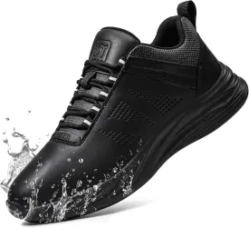 Non Slip Work Shoes for Men Women Breathable Mens Work Shoes Lightweight Water Resistant Walking Sneakers Chef Kitchen Slip Resistant Comfortable Restaurant Food Service Sneakers Casual