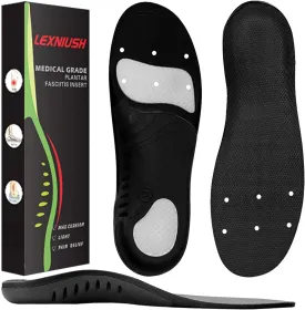 Plantar Fasciitis Arch Support Shoe Inserts Women & Men - Insoles Orthotic Inserts for Flat Feet, Cushioning Shoe Insoles for Foot Pain, Running, Heel Spurs, Arch Pain High Arch - Boot Insoles