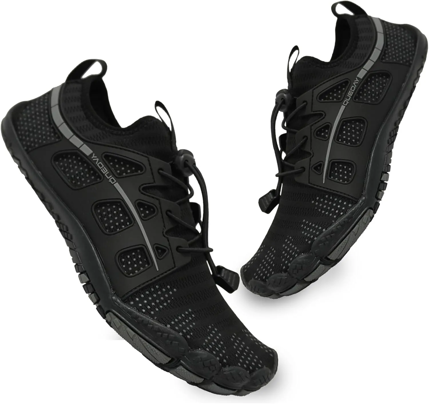 Queday Water Shoes for Women Men Quick Dry Barefoot Shoes Athletic Lightweight Sports Aqua Socks Outdoor Swim Fishing Hiking Diving Surf Walking Kayaking