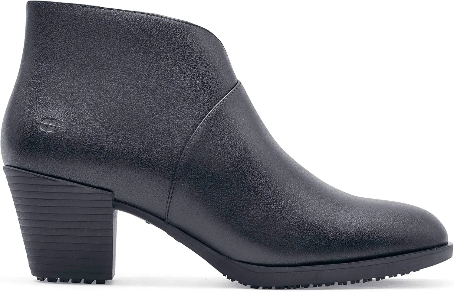 Shoes for Crews Delilah, Women's Slip Resistant Work Shoes, Water Resistant, Leather, Black