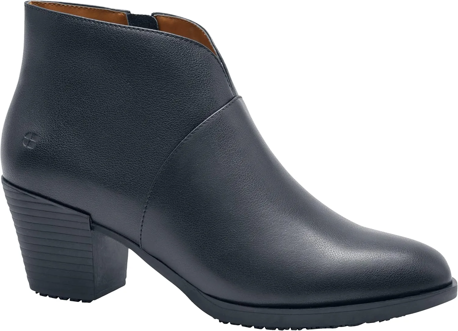 Shoes for Crews Delilah, Women's Slip Resistant Work Shoes, Water Resistant, Leather, Black
