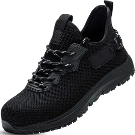Steel Toe Non Slip Work Shoes for Men WomenWaterproof Lightweight Safety Sneakers