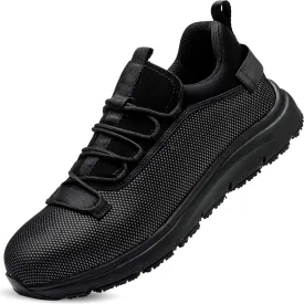 Steel Toe Non Slip Work Shoes for Men WomenWaterproof Lightweight Safety Sneakers