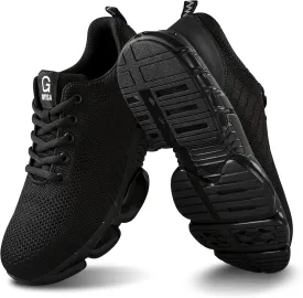Steel Toe Shoes for Men Lightweight Work Shoes Construction Industrial Work Tennis Shoes Safety Shoes Comfortable Steel Toe Sneakers for Men Women