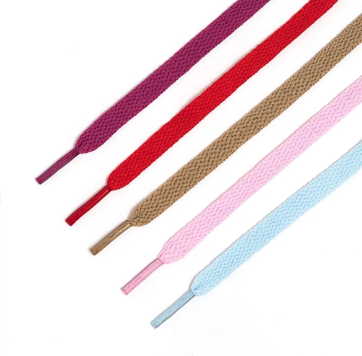 Stepace [2 Pairs Flat Shoe Laces for Sneakers 30"-72" Length 26 Color Shoelaces